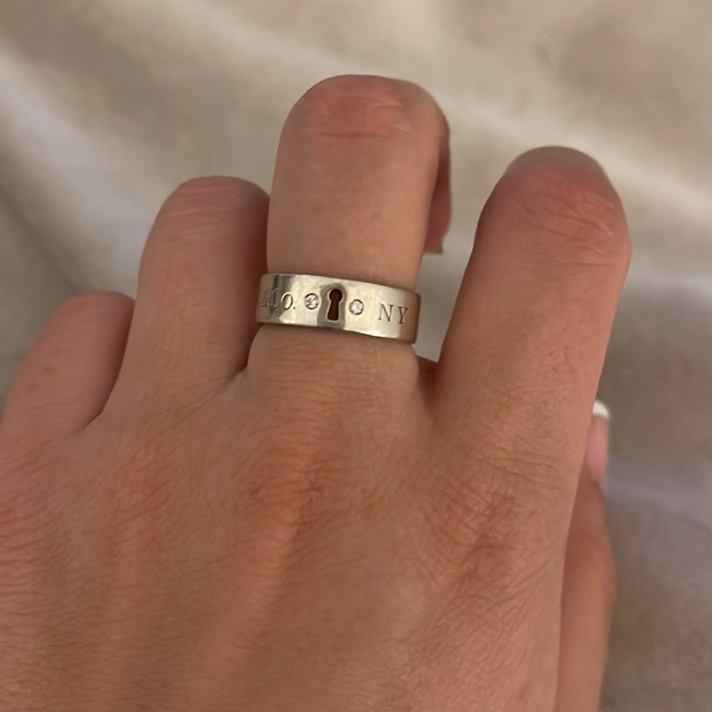 Tiffany & Co. - Beautiful Authentic *Real Diamonds* Sterling Silver Ring